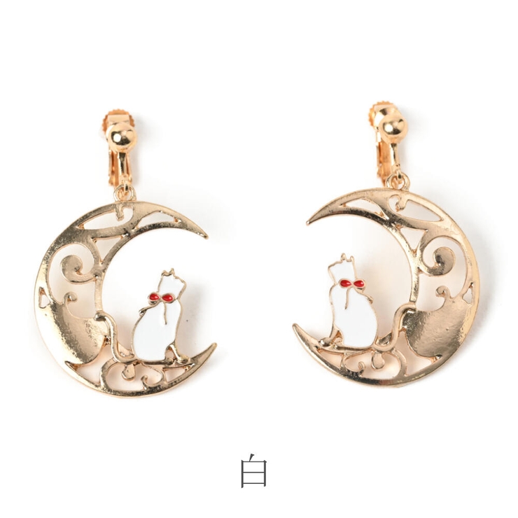 イヤリング レディース 猫 | lunolumo | 詳細画像5 