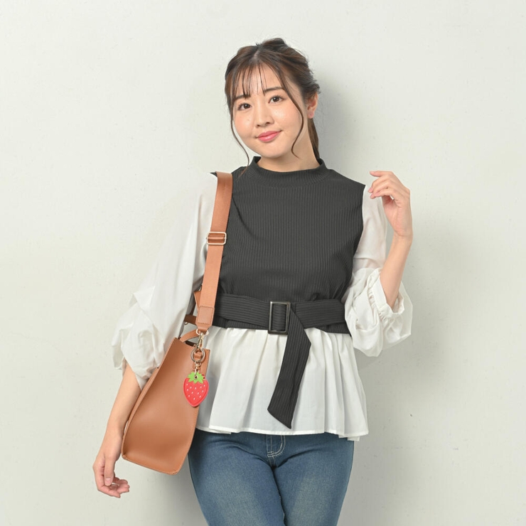 キーホルダー バッグチャーム いちご | lunolumo | 詳細画像2 