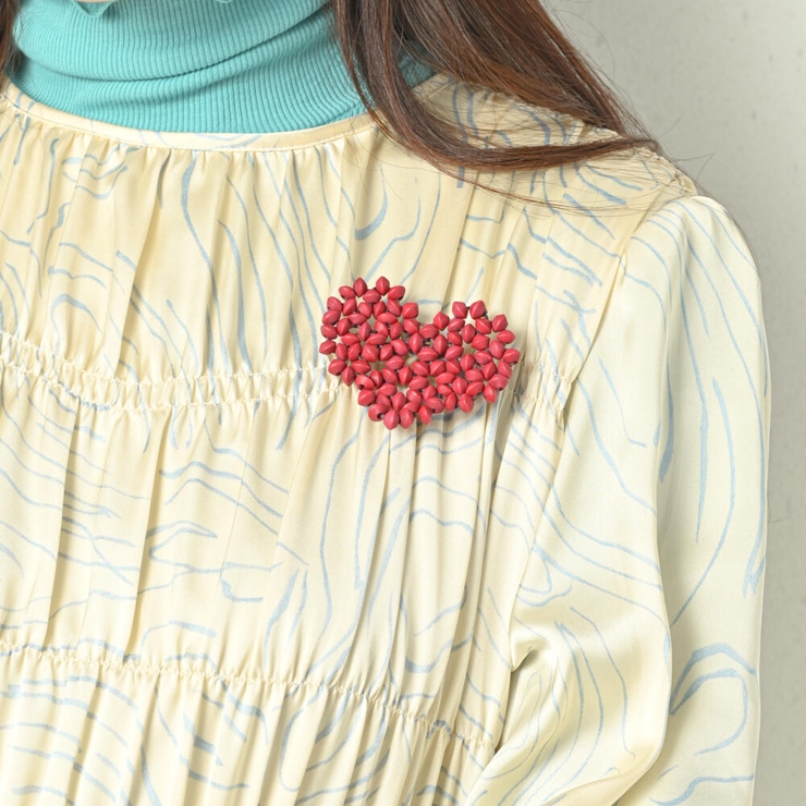 ブローチ レディース ハート | lunolumo | 詳細画像3 