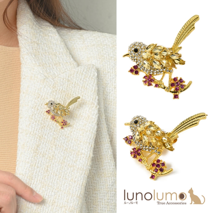 ブローチ レディース 梅 | lunolumo | 詳細画像1 