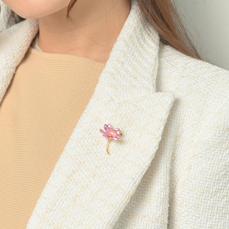 ブローチ レディース 桜 | lunolumo | 詳細画像3 