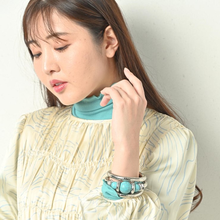 ブレスレット レディース ターコイズ | lunolumo | 詳細画像3 