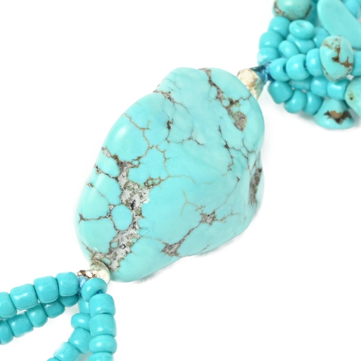 ネックレス レディース マグネサイトターコイズ | lunolumo | 詳細画像5 