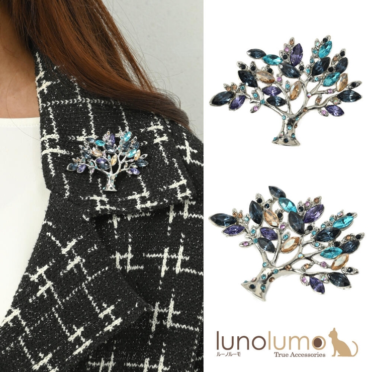 ブローチ レディース ツリー | lunolumo | 詳細画像1 