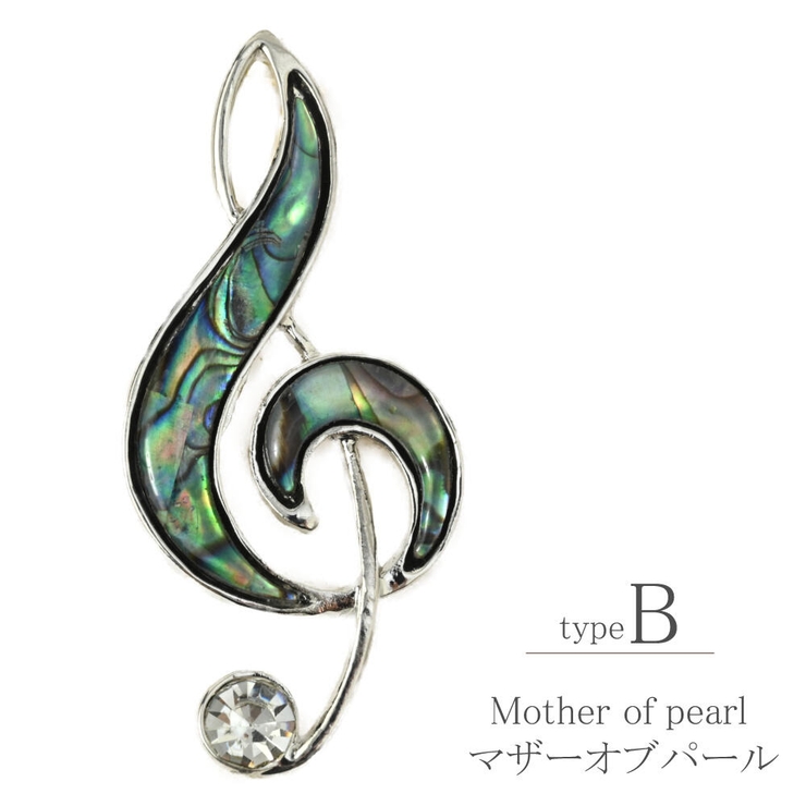 ブローチ レディース 音符 | lunolumo | 詳細画像5 