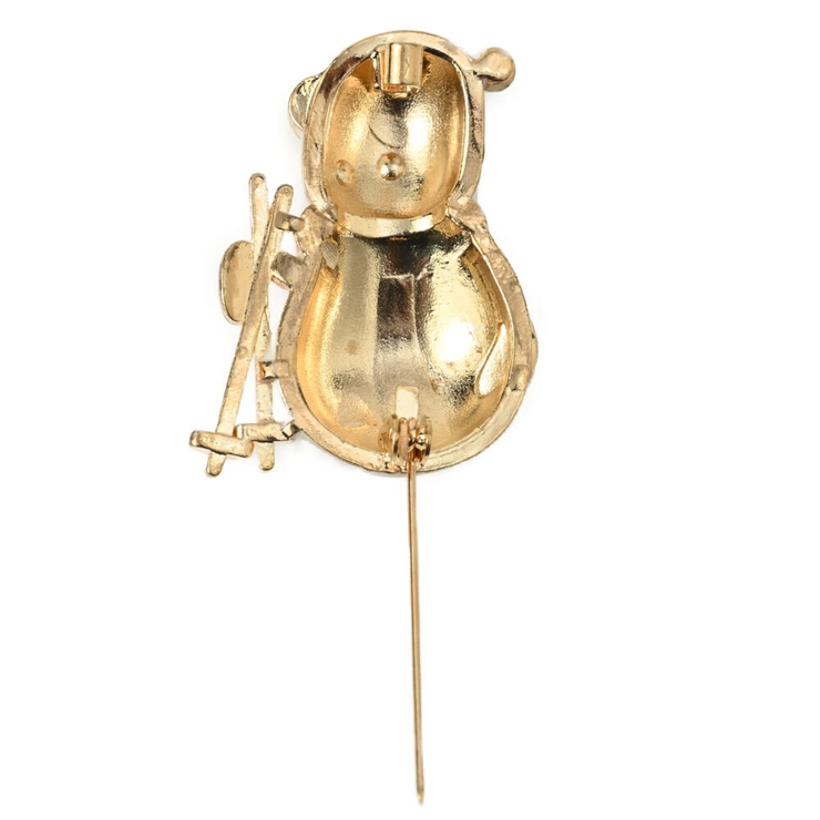 クリスマス ブローチ ゆきだるま | lunolumo | 詳細画像6 