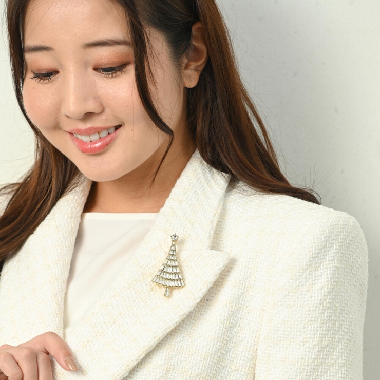 クリスマス ブローチ クリスマスツリー | lunolumo | 詳細画像3 