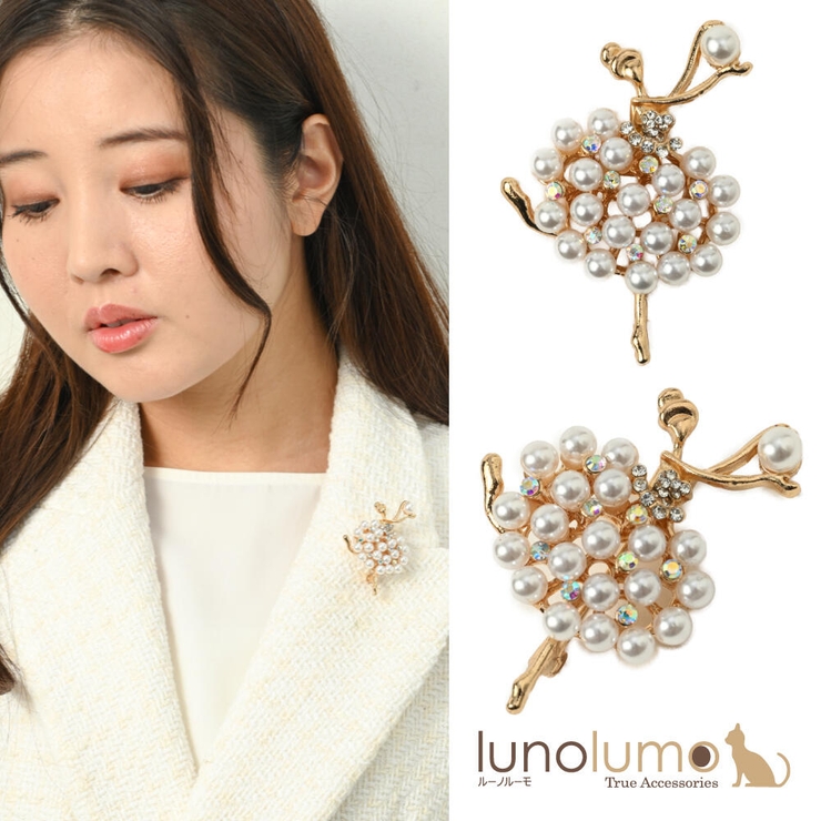 ブローチ レディース バレリーナ | lunolumo | 詳細画像1 