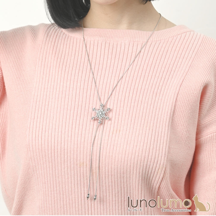 ネックレス レディース 雪の結晶 | lunolumo | 詳細画像1 