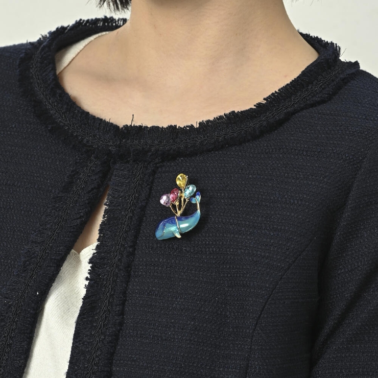 ブローチ レディース クジラ | lunolumo | 詳細画像3 