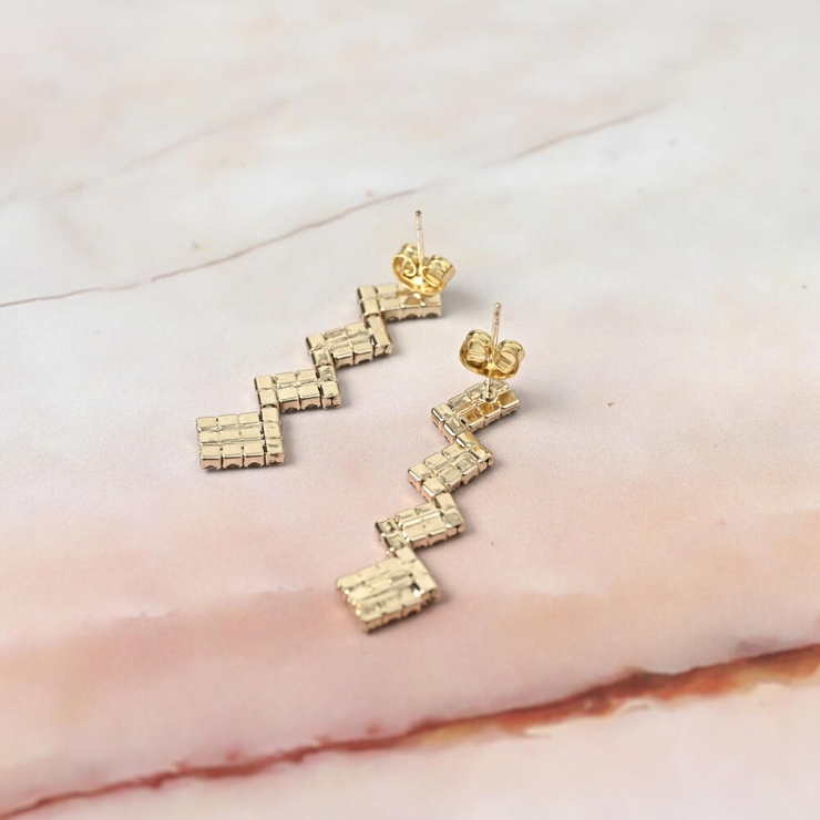 ピアス レディース ラインストーン | lunolumo | 詳細画像6 