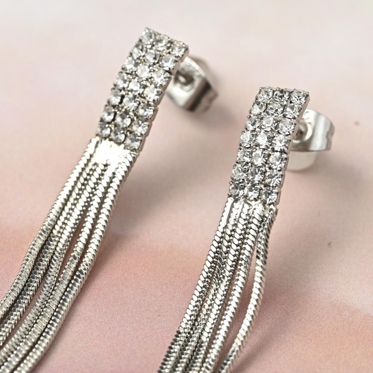 ピアス レディース ラインストーン | lunolumo | 詳細画像5 