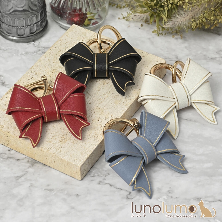 キーホルダー バッグチャーム リボン | lunolumo | 詳細画像1 