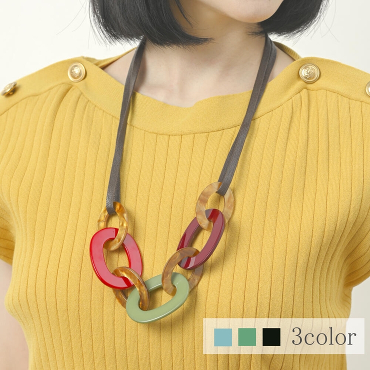 ネックレス レディース 樹脂 | lunolumo | 詳細画像1 