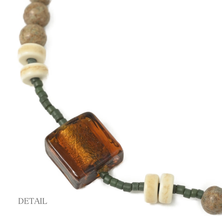 ネックレス レディース ウッドビーズ | lunolumo | 詳細画像5 
