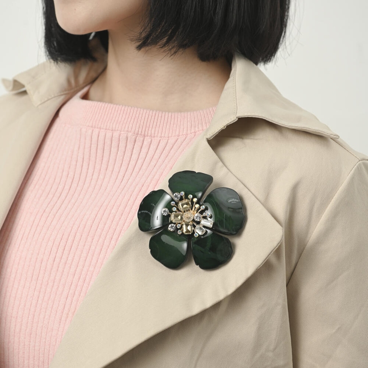 ブローチ レディース 花 | lunolumo | 詳細画像3 
