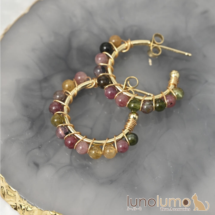 ピアス フープ レディース | lunolumo | 詳細画像1 