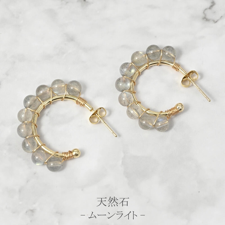 ピアス フープ レディース | lunolumo | 詳細画像4 