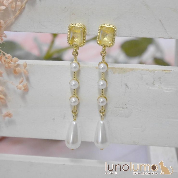 イヤリング レディース パール | lunolumo | 詳細画像1 