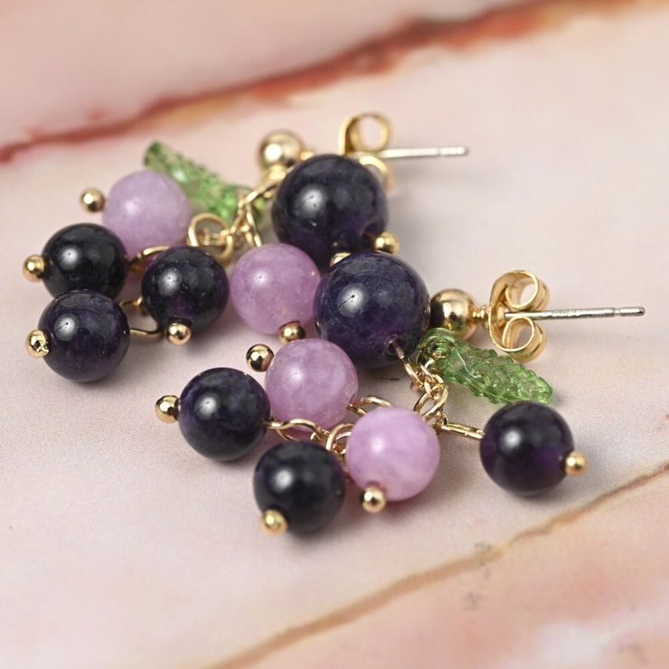 ピアス レディース ぶどう | lunolumo | 詳細画像5 