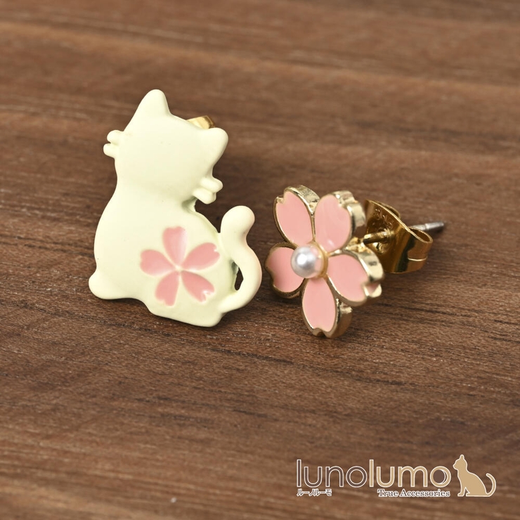 ピアス レディース 猫 | lunolumo | 詳細画像1 