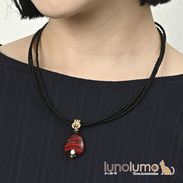 ベネチアングラスネックレス ベネチアンガラス イタリア製 | lunolumo | 詳細画像1 