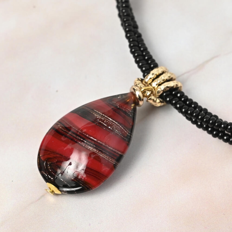 ベネチアングラスネックレス ベネチアンガラス イタリア製 | lunolumo | 詳細画像5 