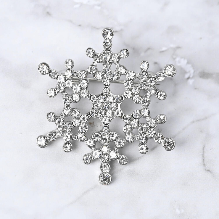 クリスマス ブローチ 雪の結晶 | lunolumo | 詳細画像4 