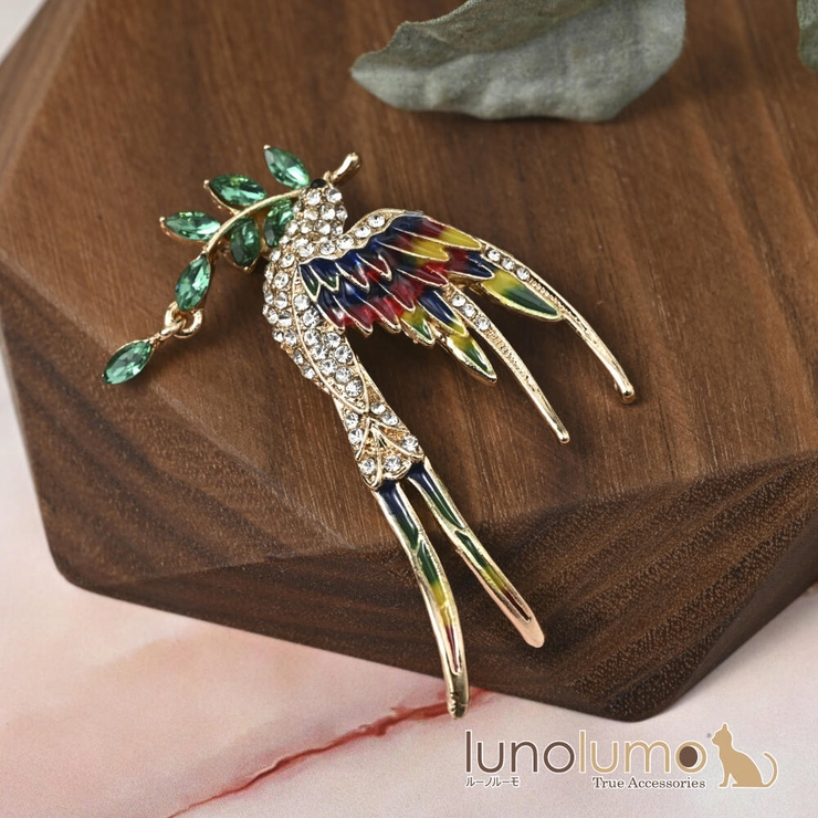 ブローチ レディース 鳥 | lunolumo | 詳細画像1 