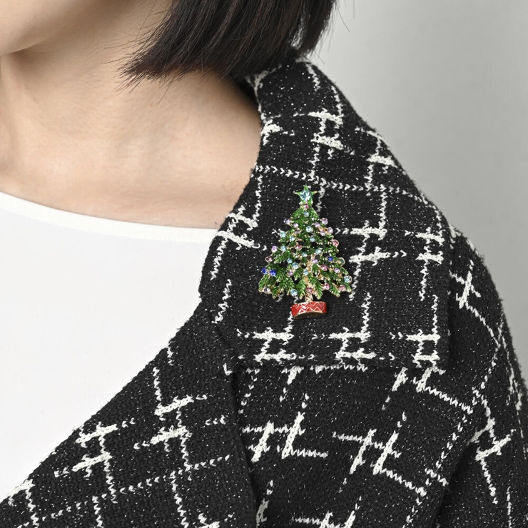 クリスマス ブローチ クリスマスツリー | lunolumo | 詳細画像3 