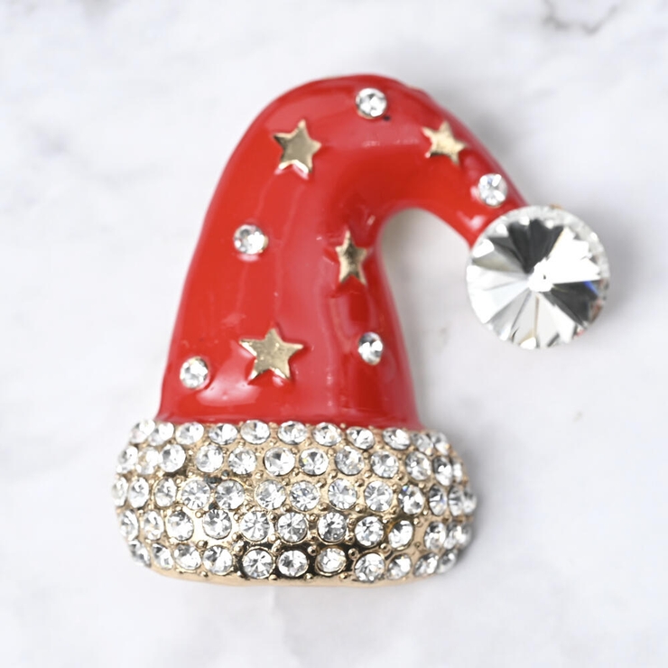 クリスマス ブローチ サンタ帽子 | lunolumo | 詳細画像4 