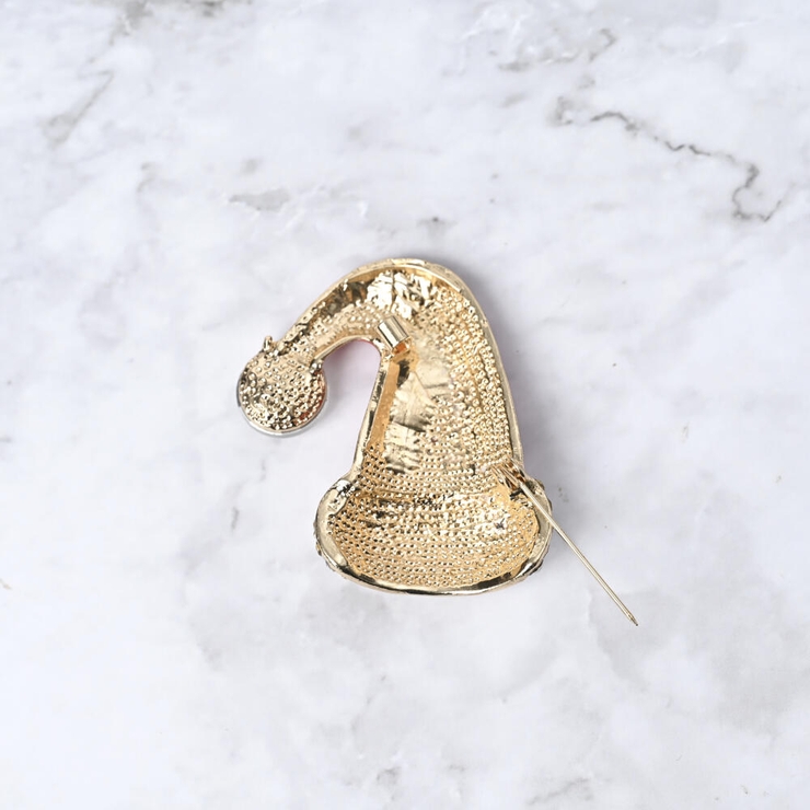 クリスマス ブローチ サンタ帽子 | lunolumo | 詳細画像6 