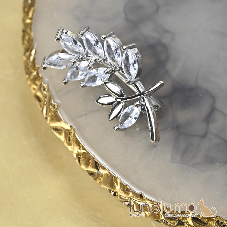 ブローチ レディース リーフ | lunolumo | 詳細画像1 