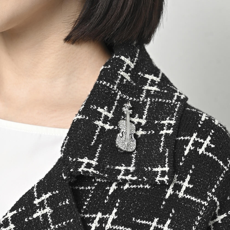 ブローチ レディース バイオリン | lunolumo | 詳細画像3 