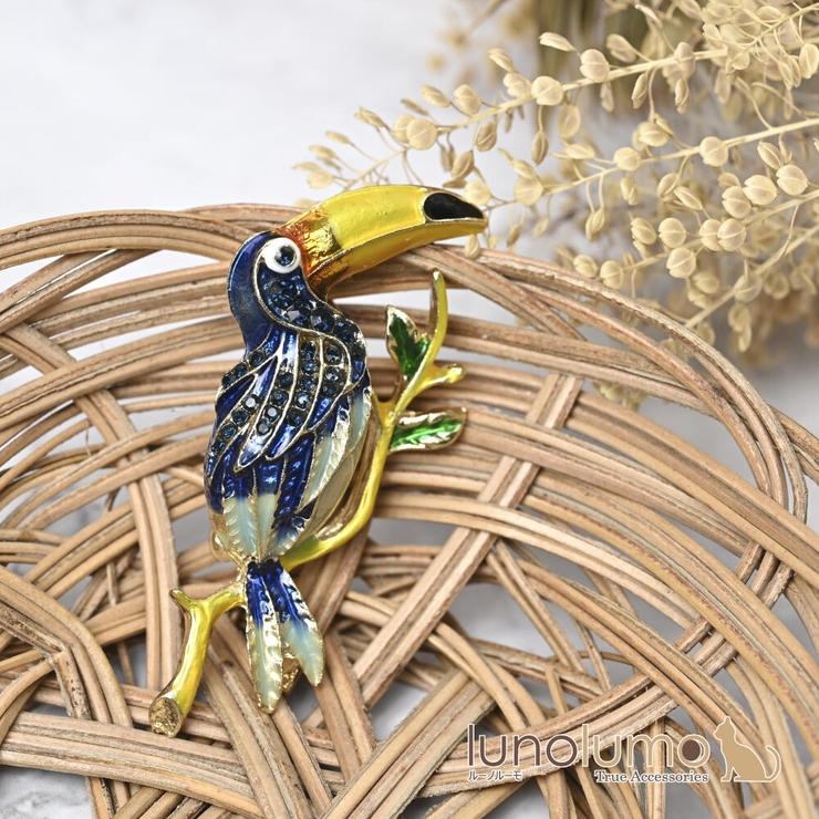 ブローチ レディース 鳥 | lunolumo | 詳細画像1 