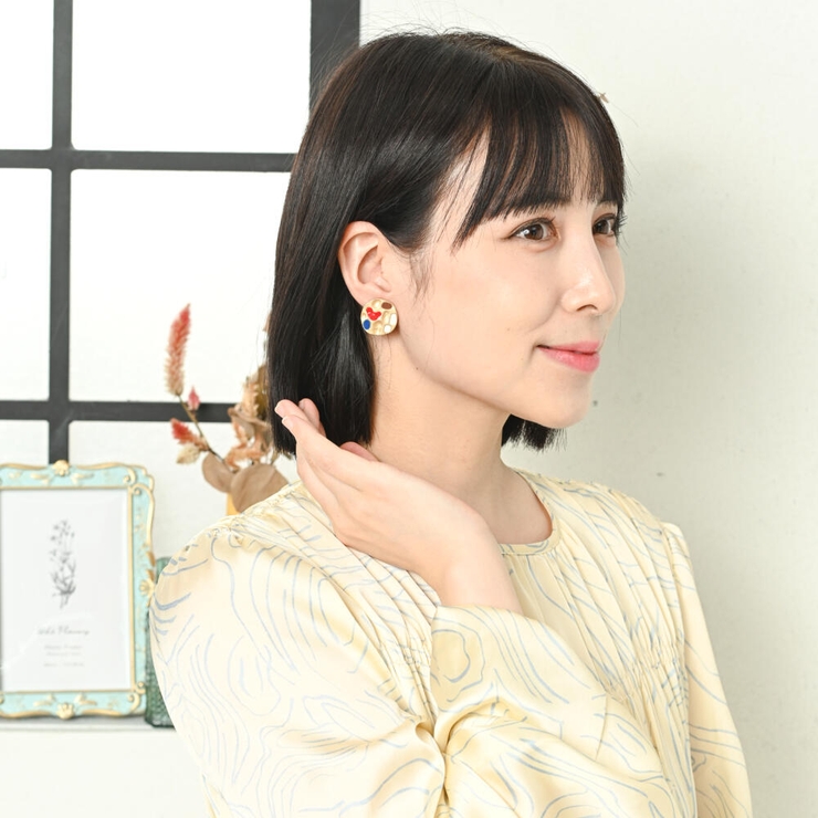 イヤリング レディース アシンメトリー | lunolumo | 詳細画像2 