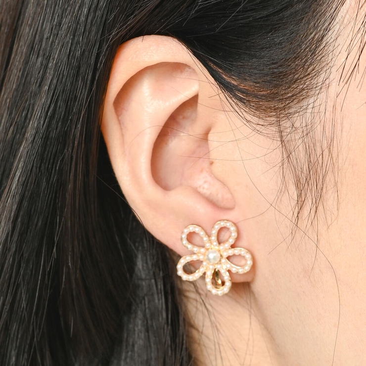 イヤリング レディース 花 | lunolumo | 詳細画像3 