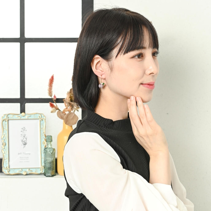 日本製 ピアス レディース | lunolumo | 詳細画像2 