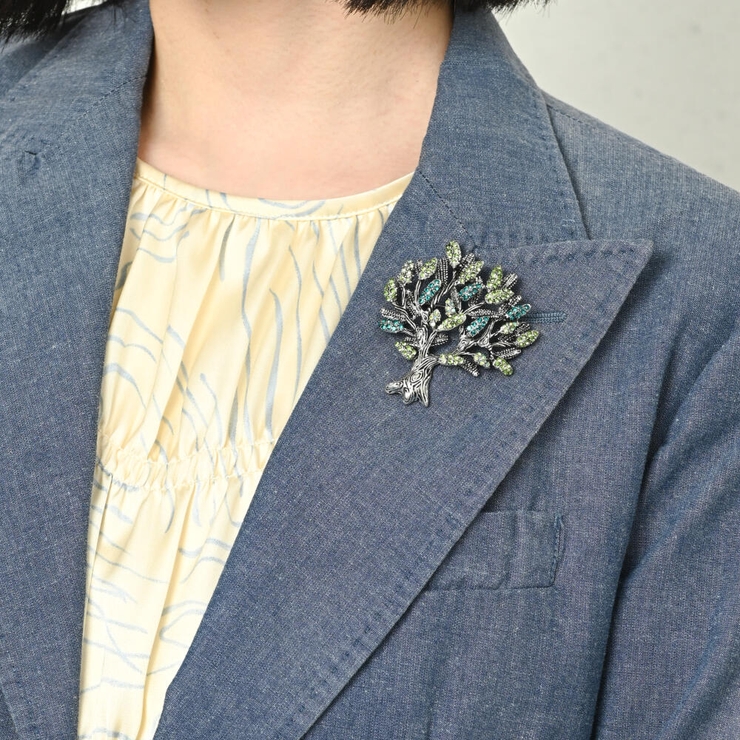 ブローチ レディース ツリー | lunolumo | 詳細画像3 