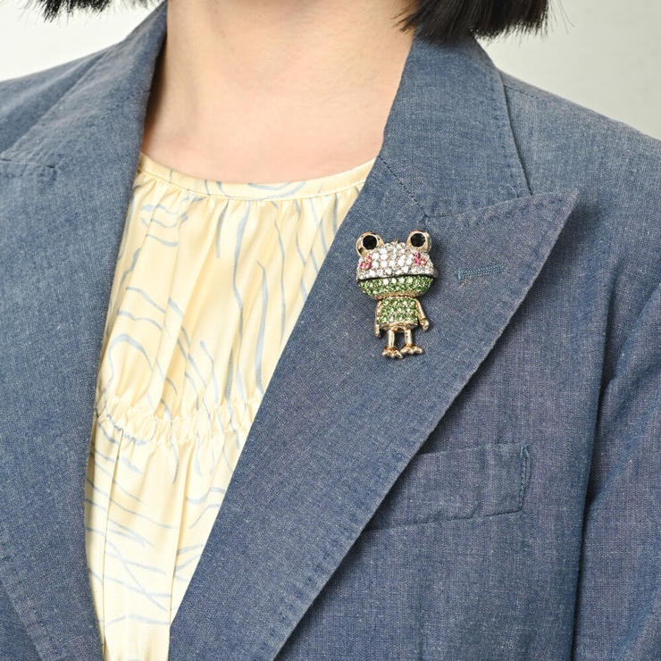 ブローチ レディース カエル | lunolumo | 詳細画像3 