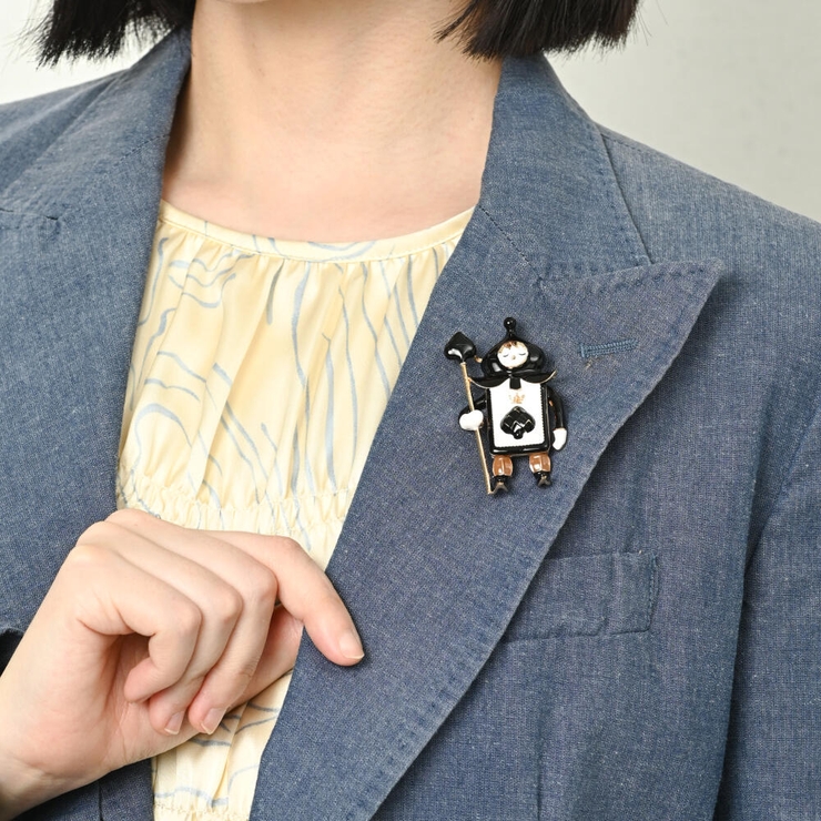 ブローチ レディース トランプ | lunolumo | 詳細画像8 