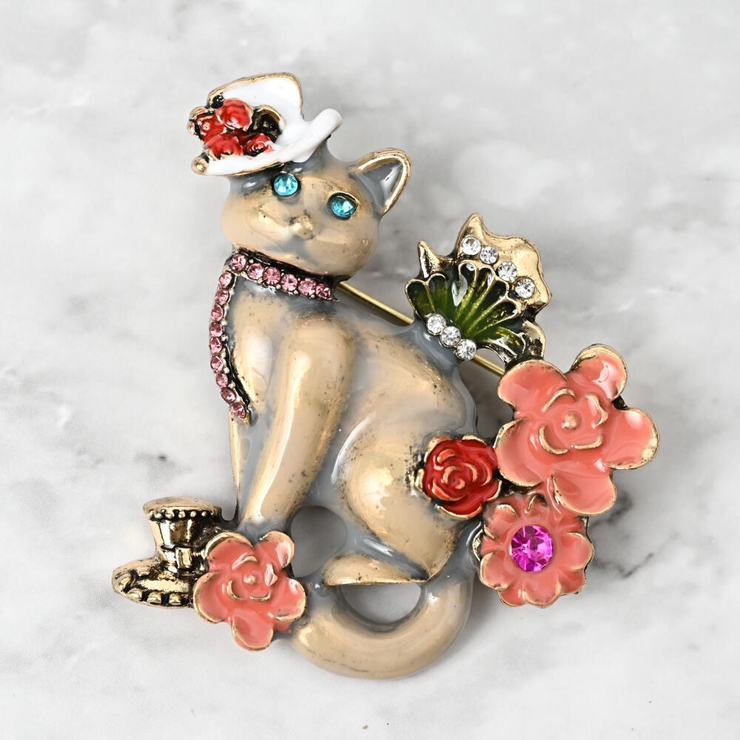 ブローチ レディース 猫 | lunolumo | 詳細画像4 