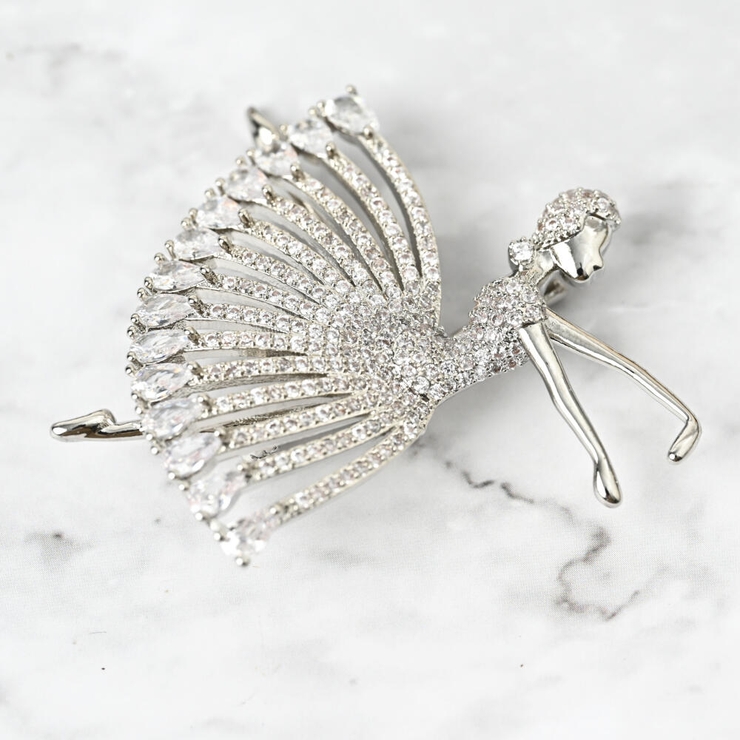 ブローチ レディース キュービックジルコニア | lunolumo | 詳細画像5 