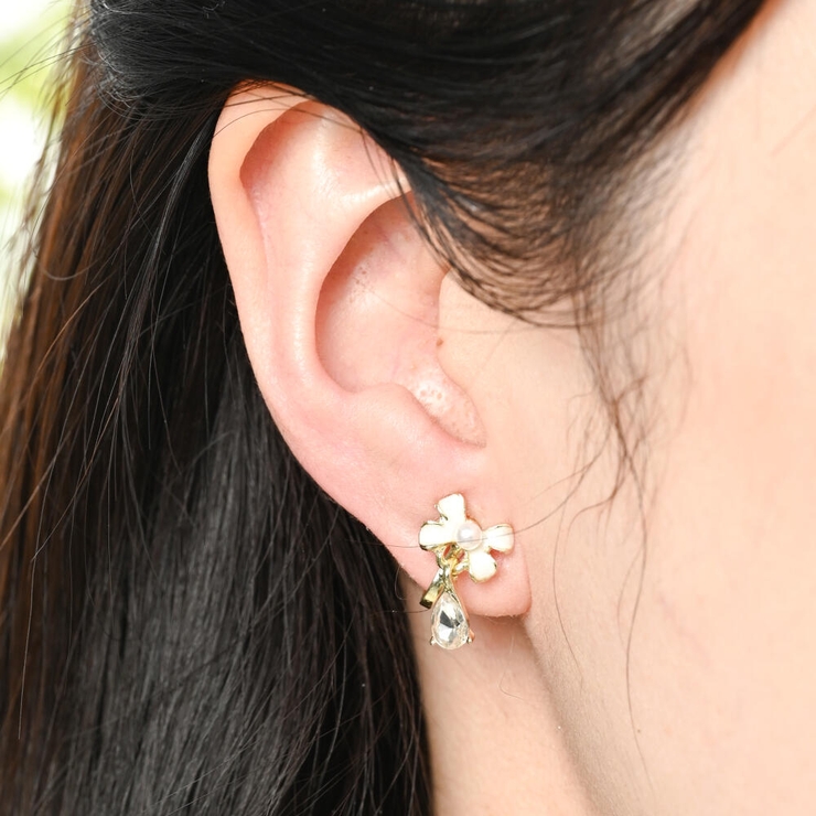 イヤリング レディース リボン | lunolumo | 詳細画像3 