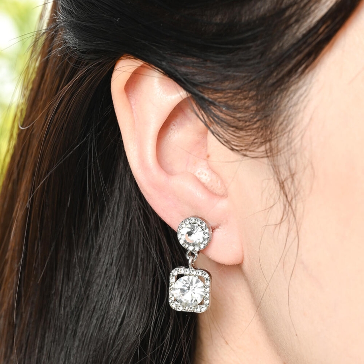 イヤリング レディース ラインストーン | lunolumo | 詳細画像3 