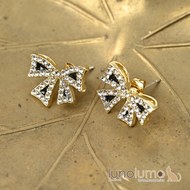 ピアス レディース リボン | lunolumo | 詳細画像1 