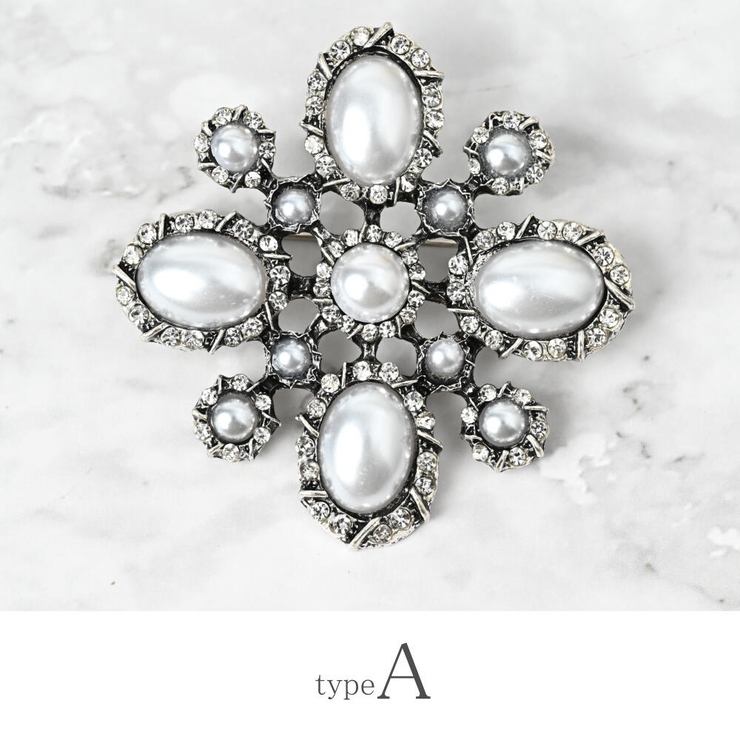 ブローチ レディース パール | lunolumo | 詳細画像4 