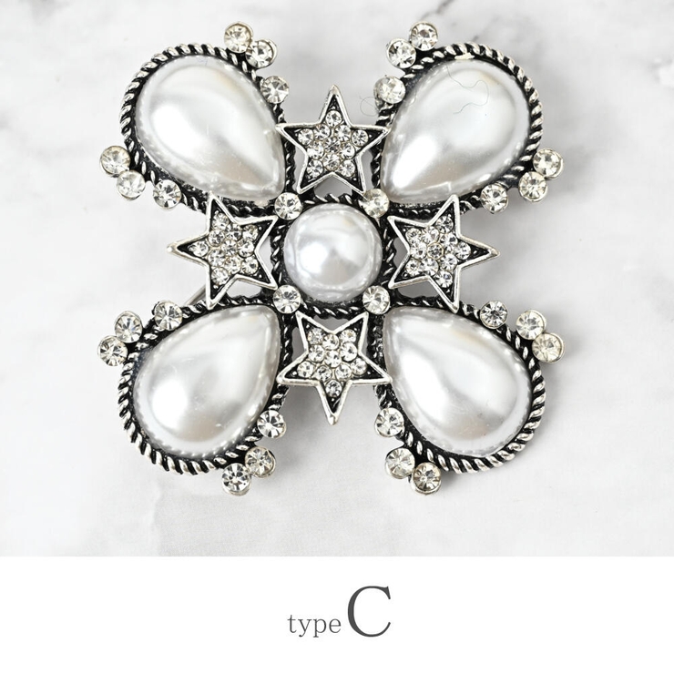 ブローチ レディース パール | lunolumo | 詳細画像14 