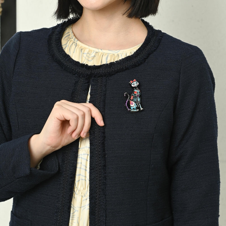 ブローチ レディース 猫 | lunolumo | 詳細画像3 