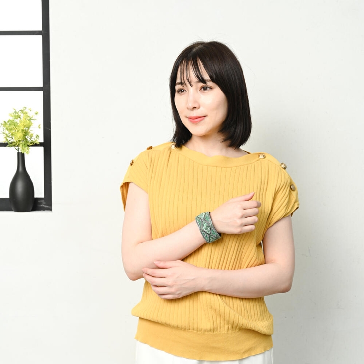 ブレスレット レディース マグネサイトターコイズ | lunolumo | 詳細画像2 